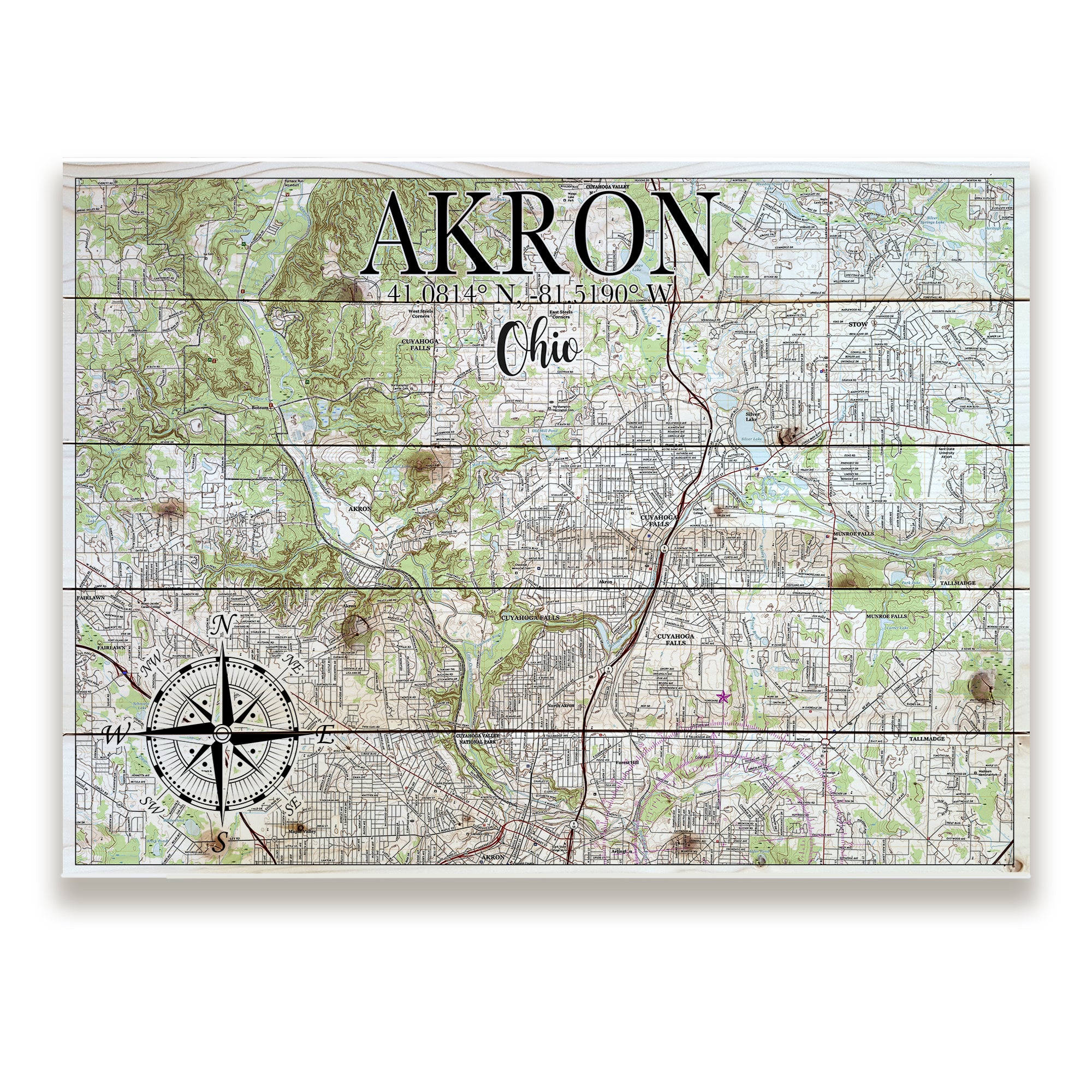 Akron, OH Pallet Map