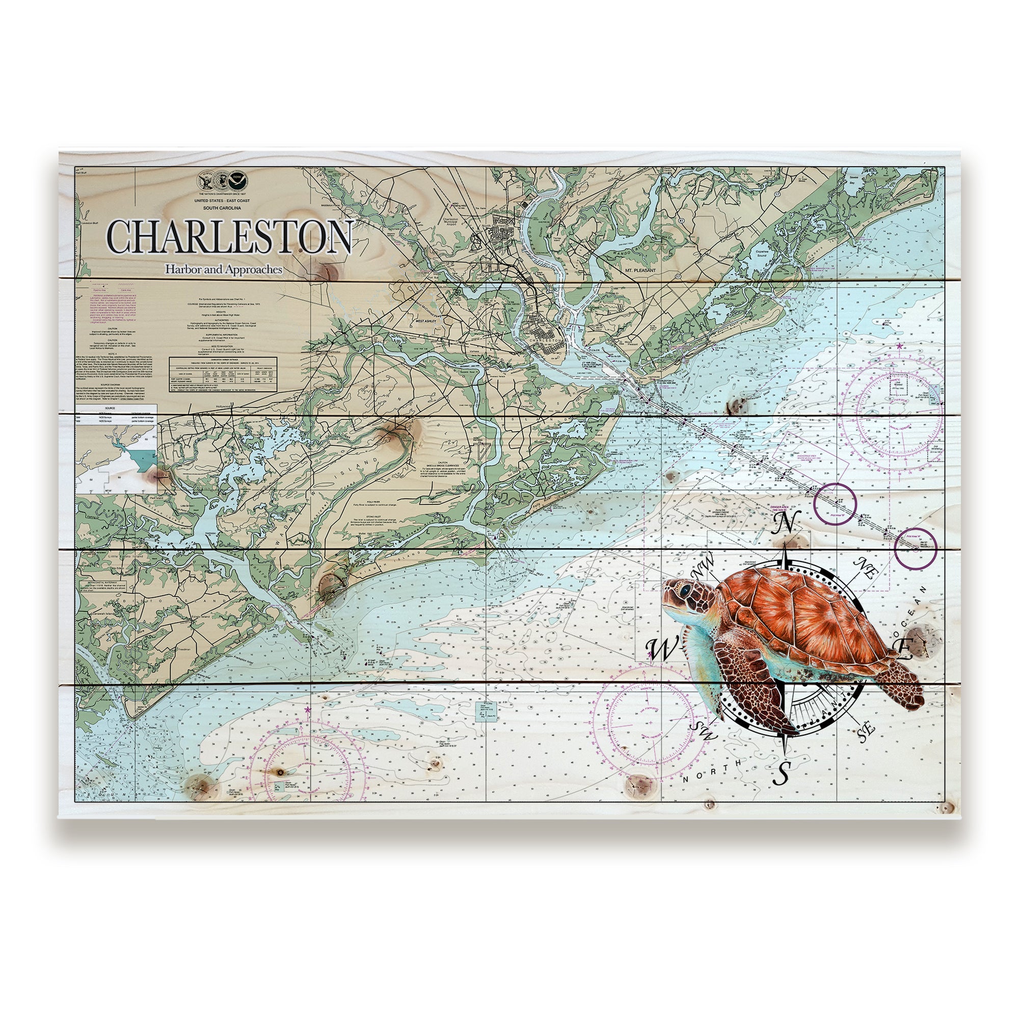 Nautical Maps Charleston Sc NOAA Nautical Chart 11520 North