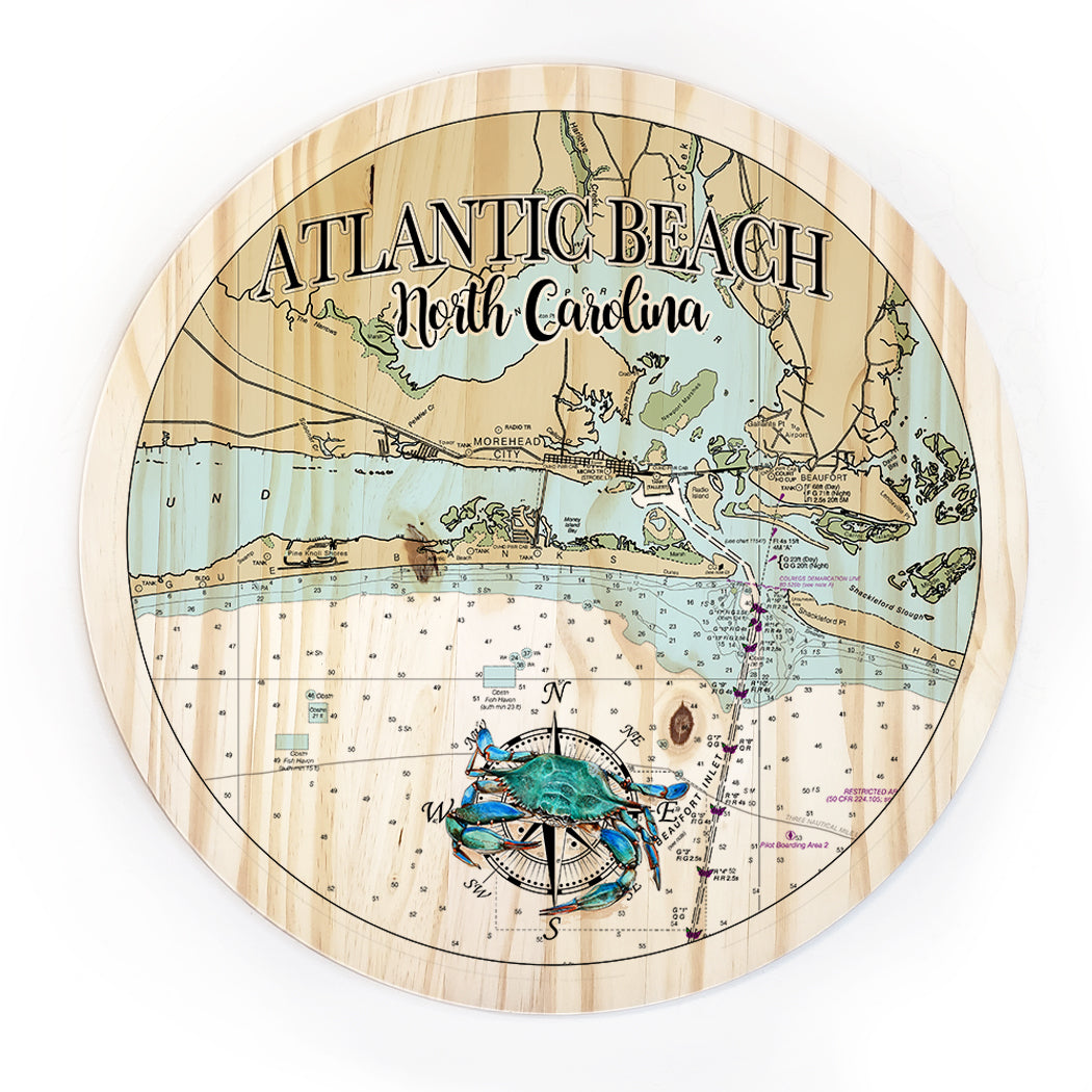 18" Atlantic Beach, NC Round Circle