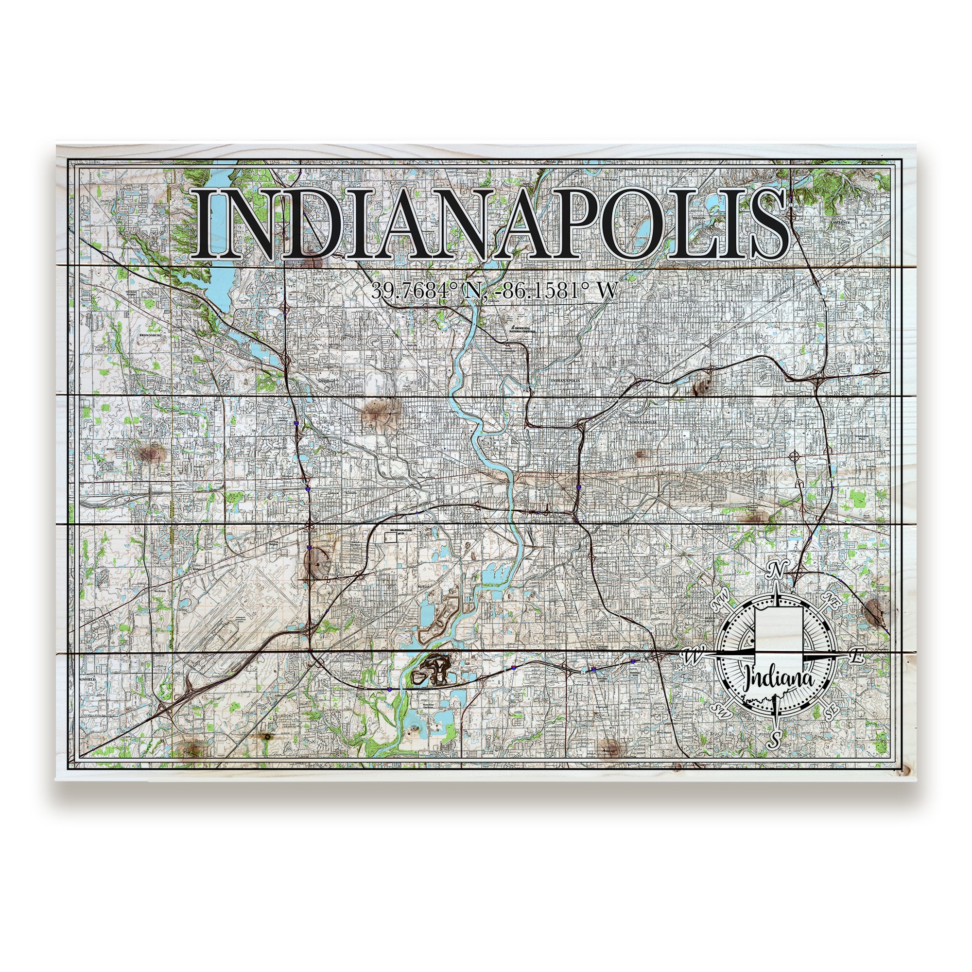 Indianapolis, IN Pallet Map