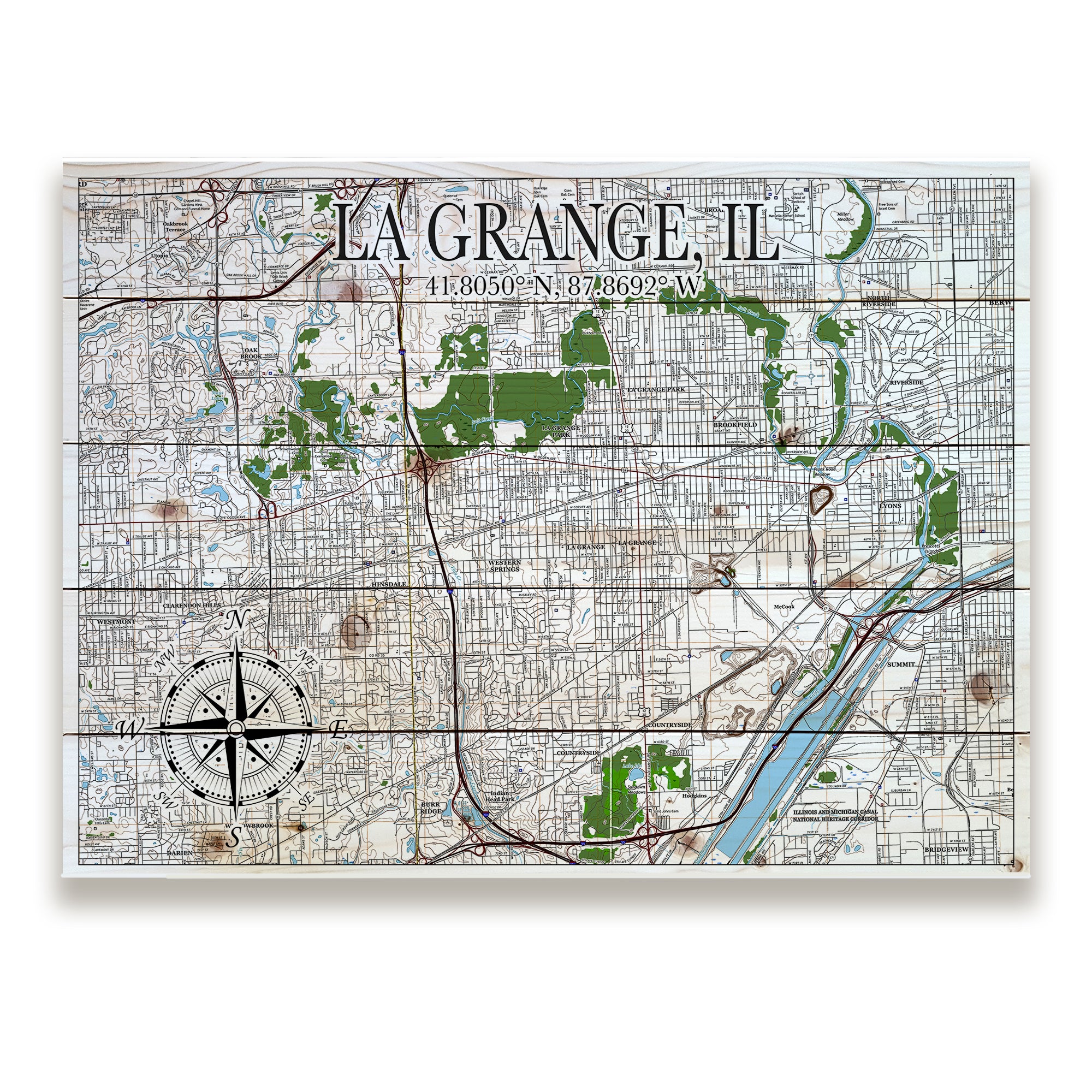 La Grange, IL Pallet Map