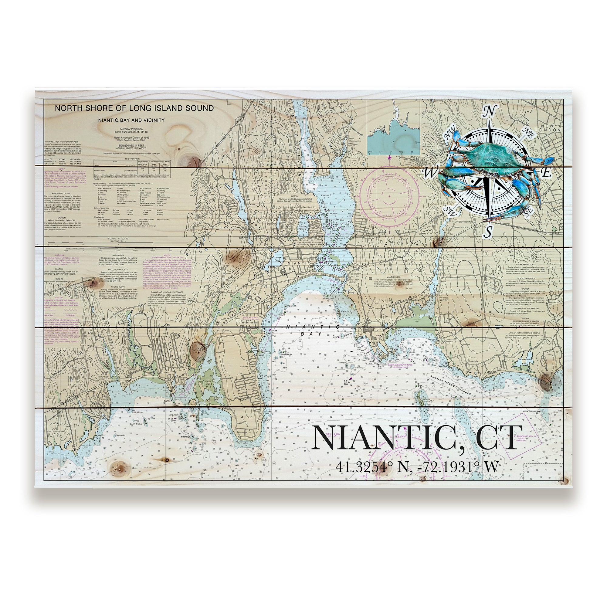Niantic, CT Pallet Map