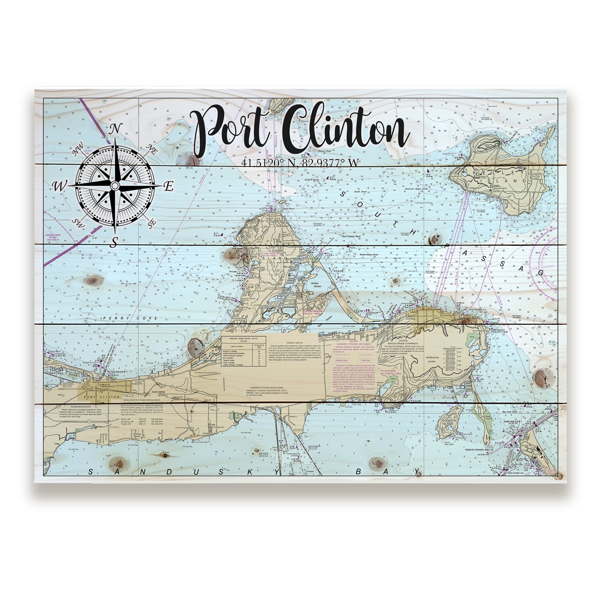 Port Clinton, OH Pallet Map