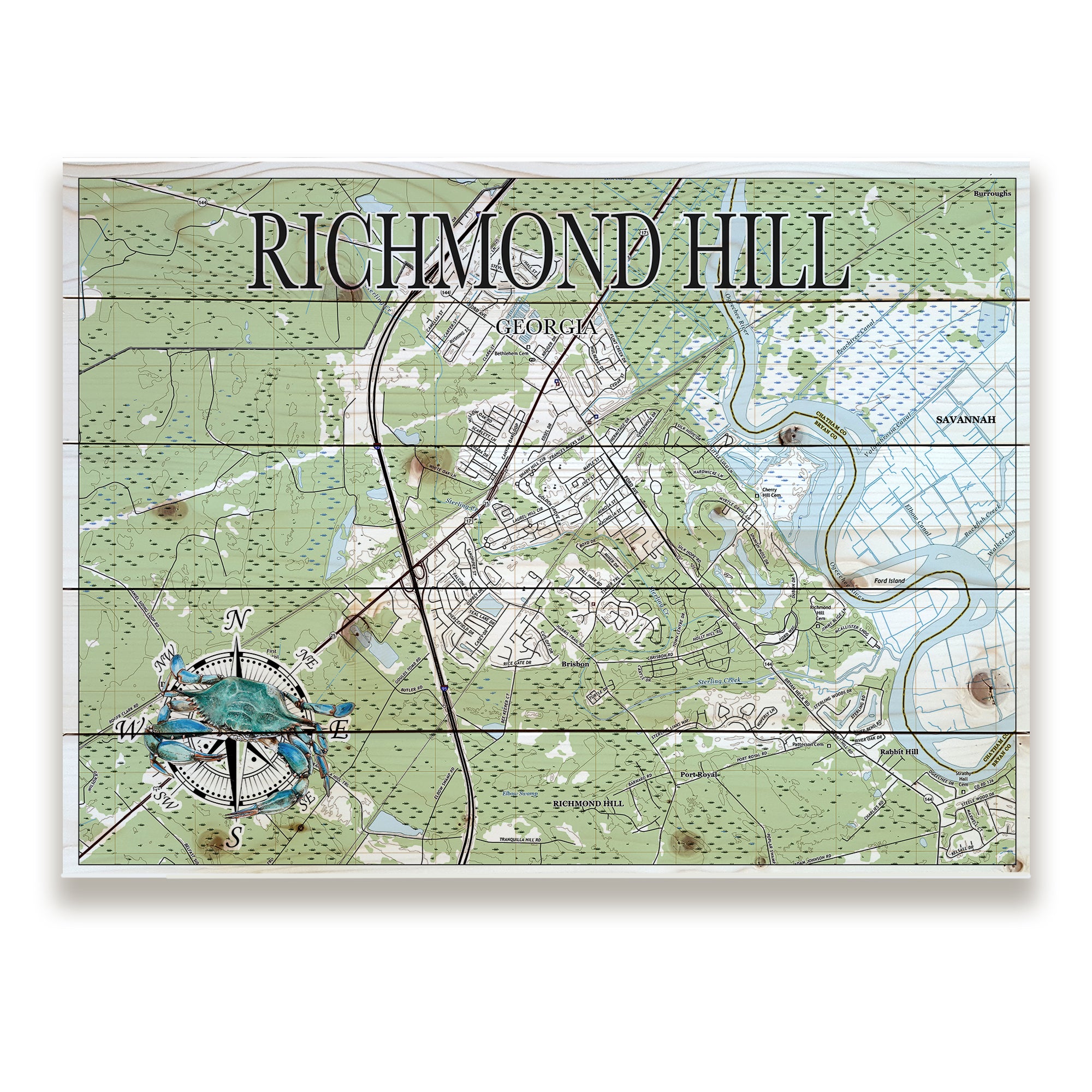 Richmond Hill GA Map