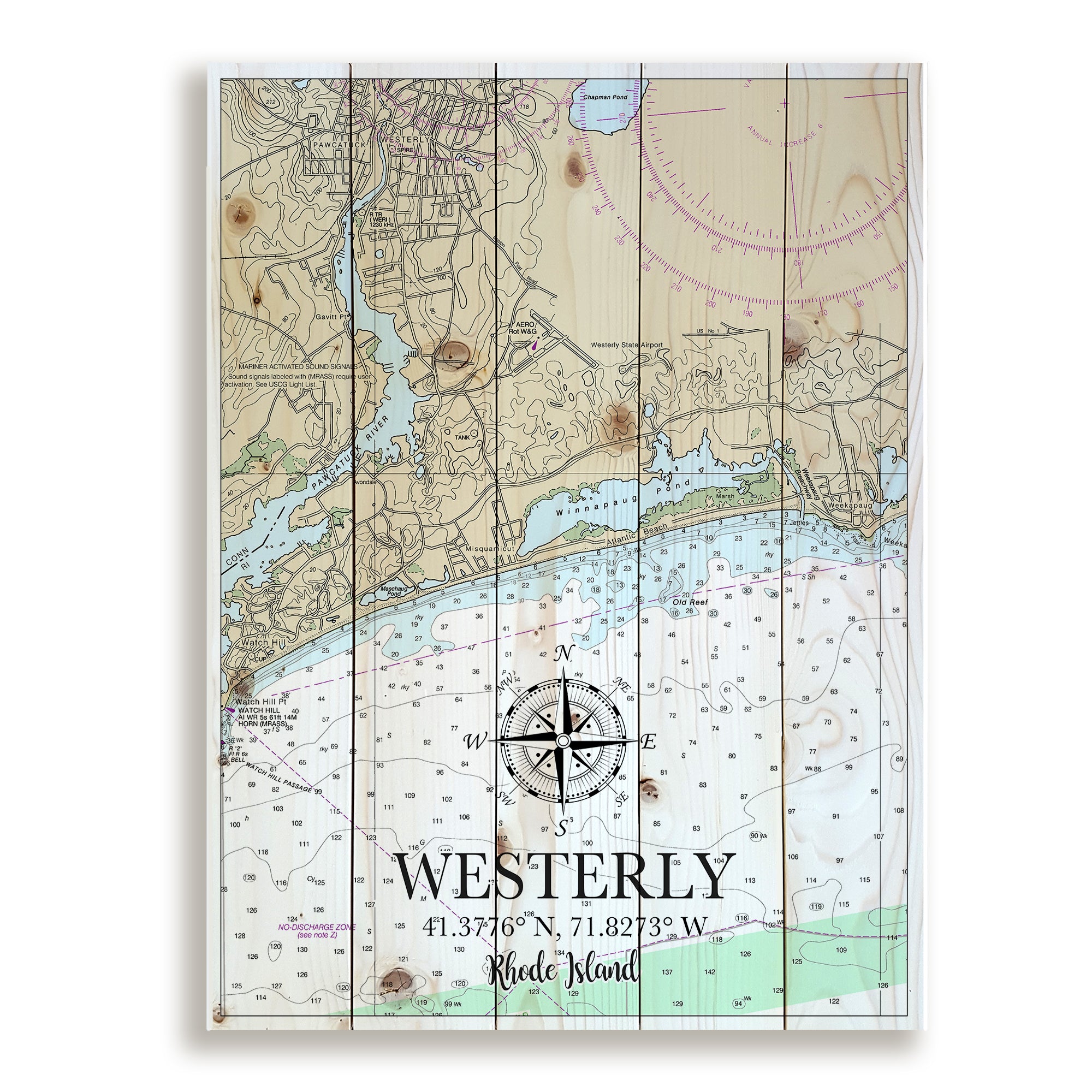Westerly, RI Pallet Map