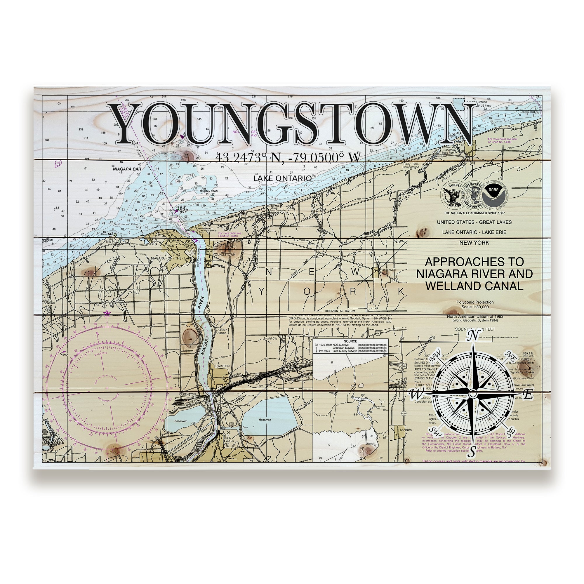 Youngstown, NY Pallet Map