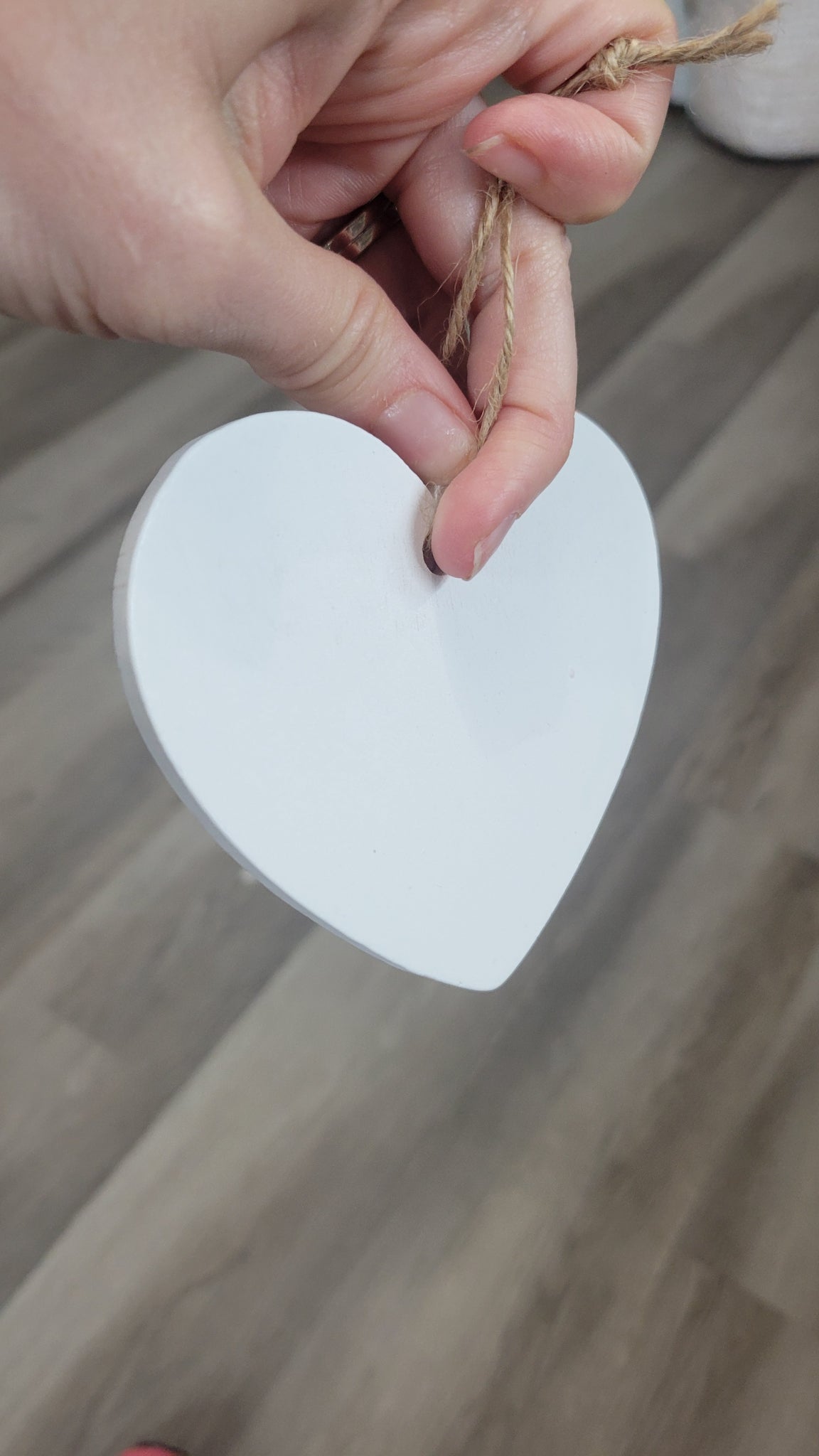 "It's All About Jesus" Heart Shaped Wood Ornament -A portion of the proceeds will be donated (Copy)