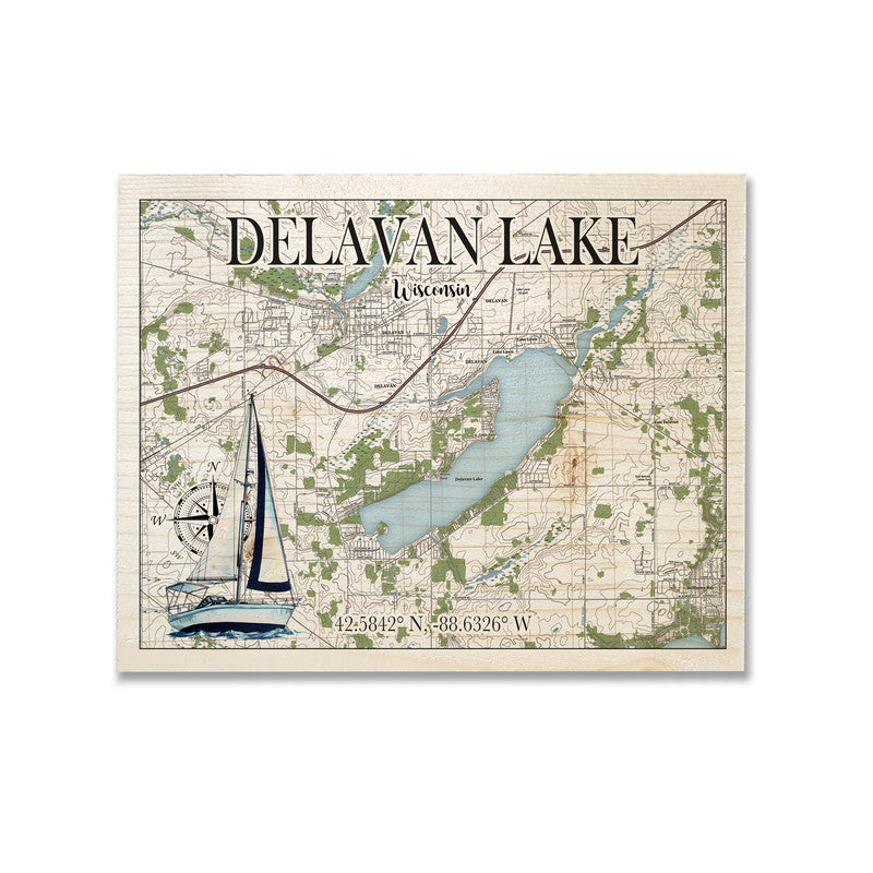 Unique Artwork, Wood Maps, Excellent Gift, Custom Sign – MapMom