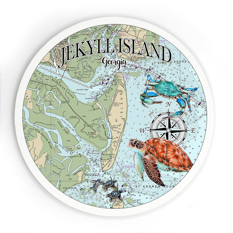 Jekyll Island GA 3.5 Inch Wood Magnet Keepsake