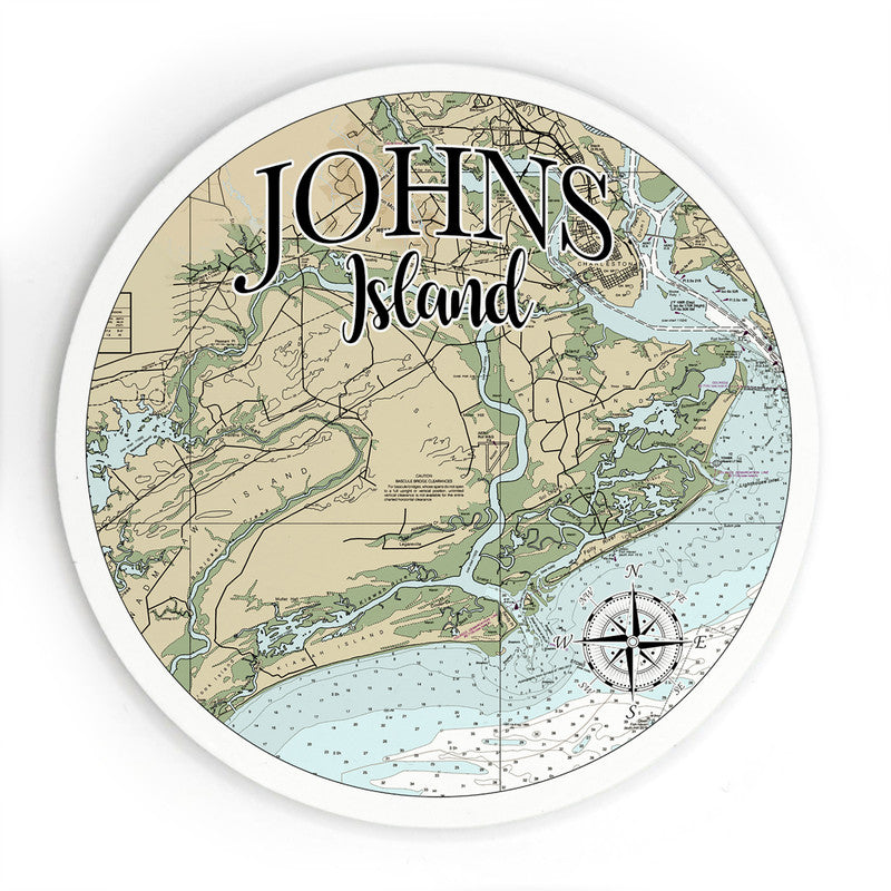 Johns Island SC 3.5 Inch Wood Magnet Keepsake