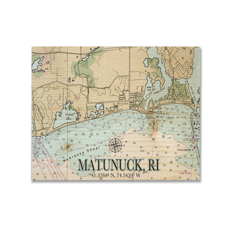 Melbourne FL 5x7 inch Wood Wall Hanging Map Sign