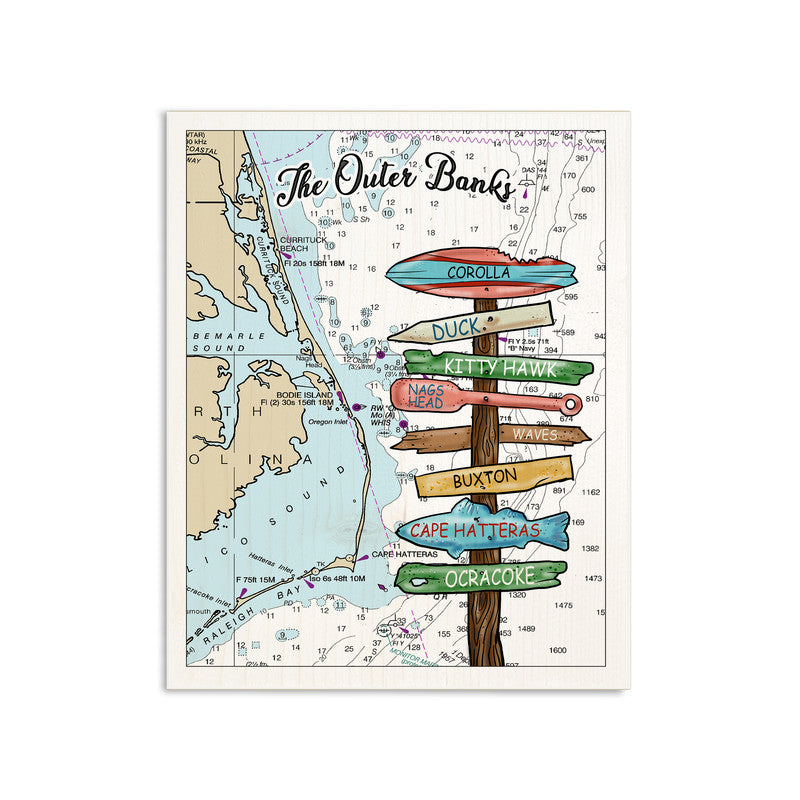 Patoka Lake IN 5x7 inch Wood Wall Hanging Map Sign