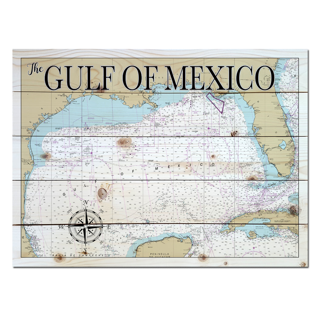 Gulf of Mexico Pallet Map