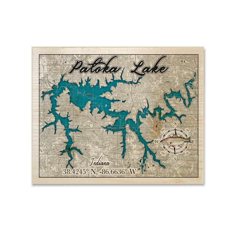 Pensacola Appalachicola FL Driftwood 5x7 inch Wood Wall Hanging Map Sign