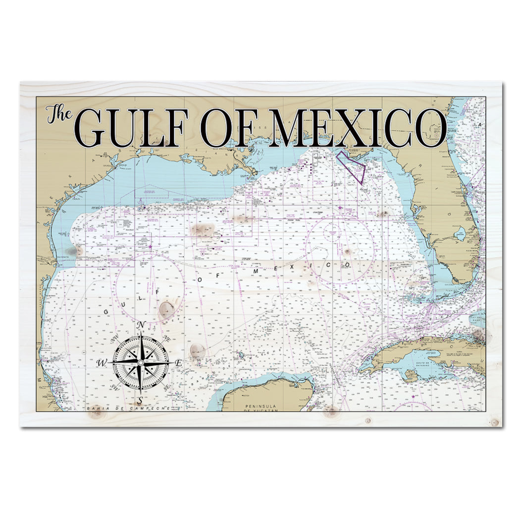 Gulf of Mexico Plank Map