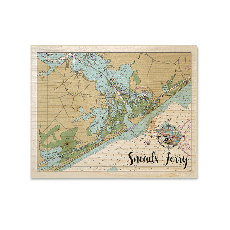 South Carolina Salt Life 5x7 inch Wood Wall Hanging Map Sign