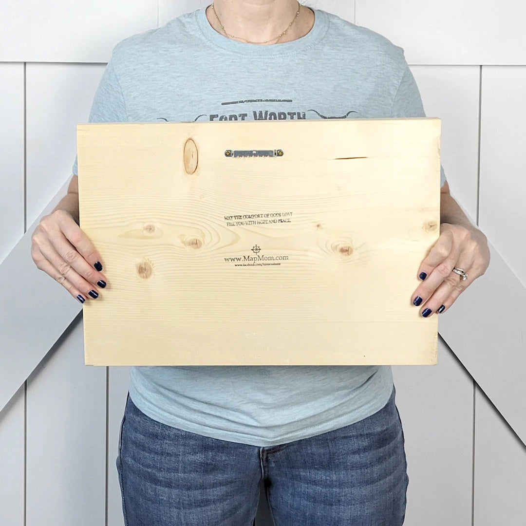 Gulf of America Plank Map