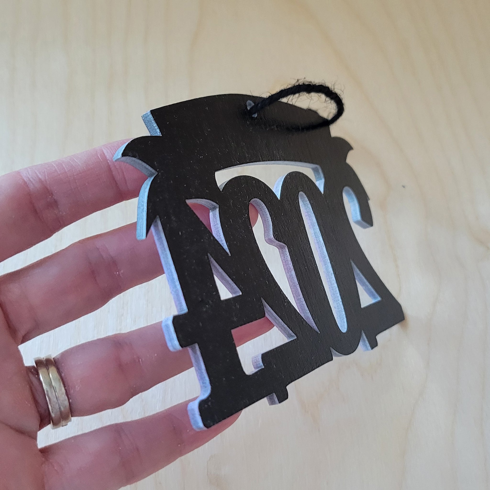 Eras Tour Mirror Ball 2024 Shaped Wood Ornament