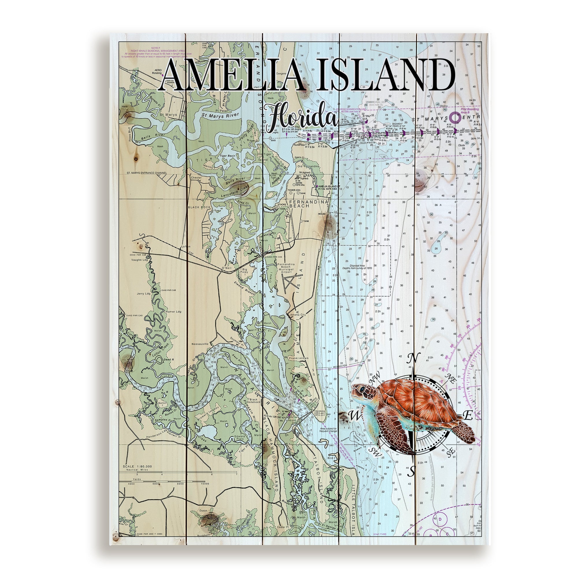 Amelia Island,  FL Pallet Map