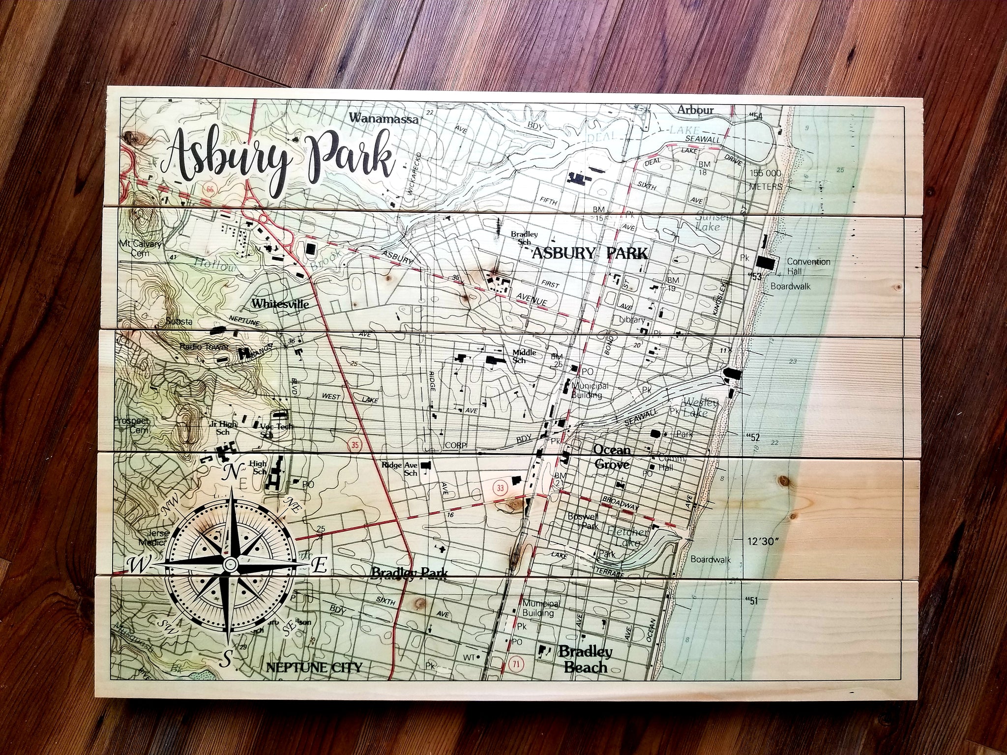 Asbury Park, NJ Pallet Map