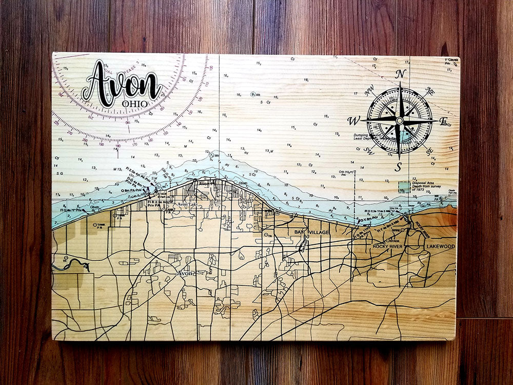 Avon, OH Plank Map