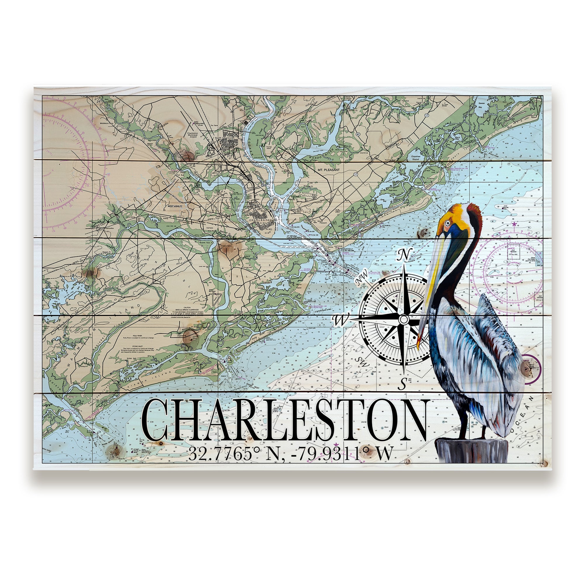Charleston, SC - Pelican Pallet Map