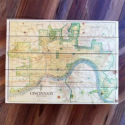 Cincinnati, OH Pallet Map