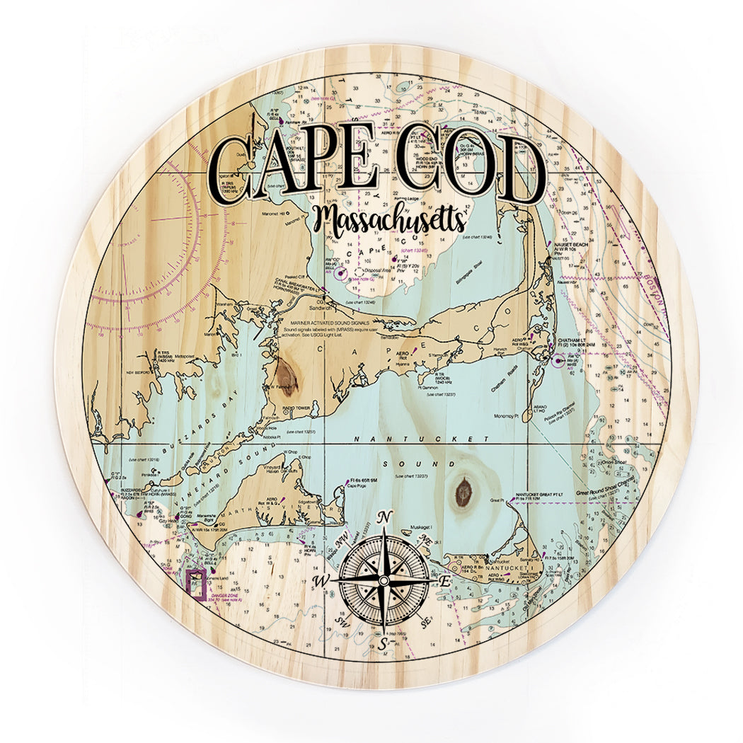 18" Cape Cod, MA Round Circle