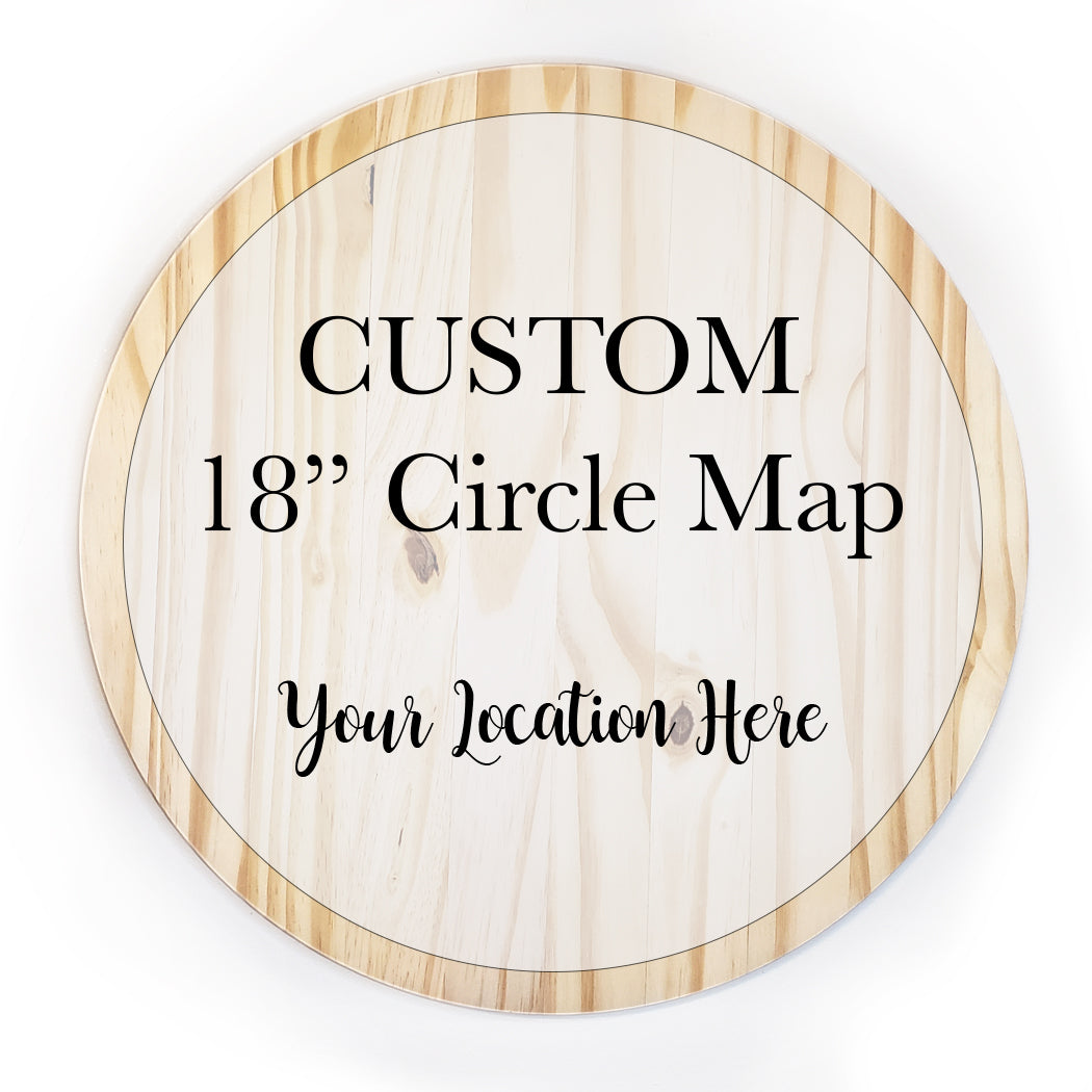 18" Round Circle CUSTOM LOCATION