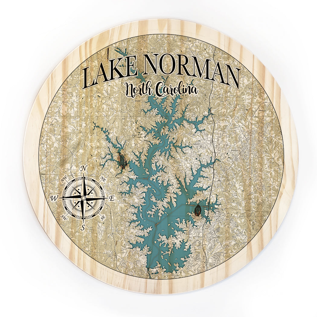 18" Lake Norman, NC Round Circle