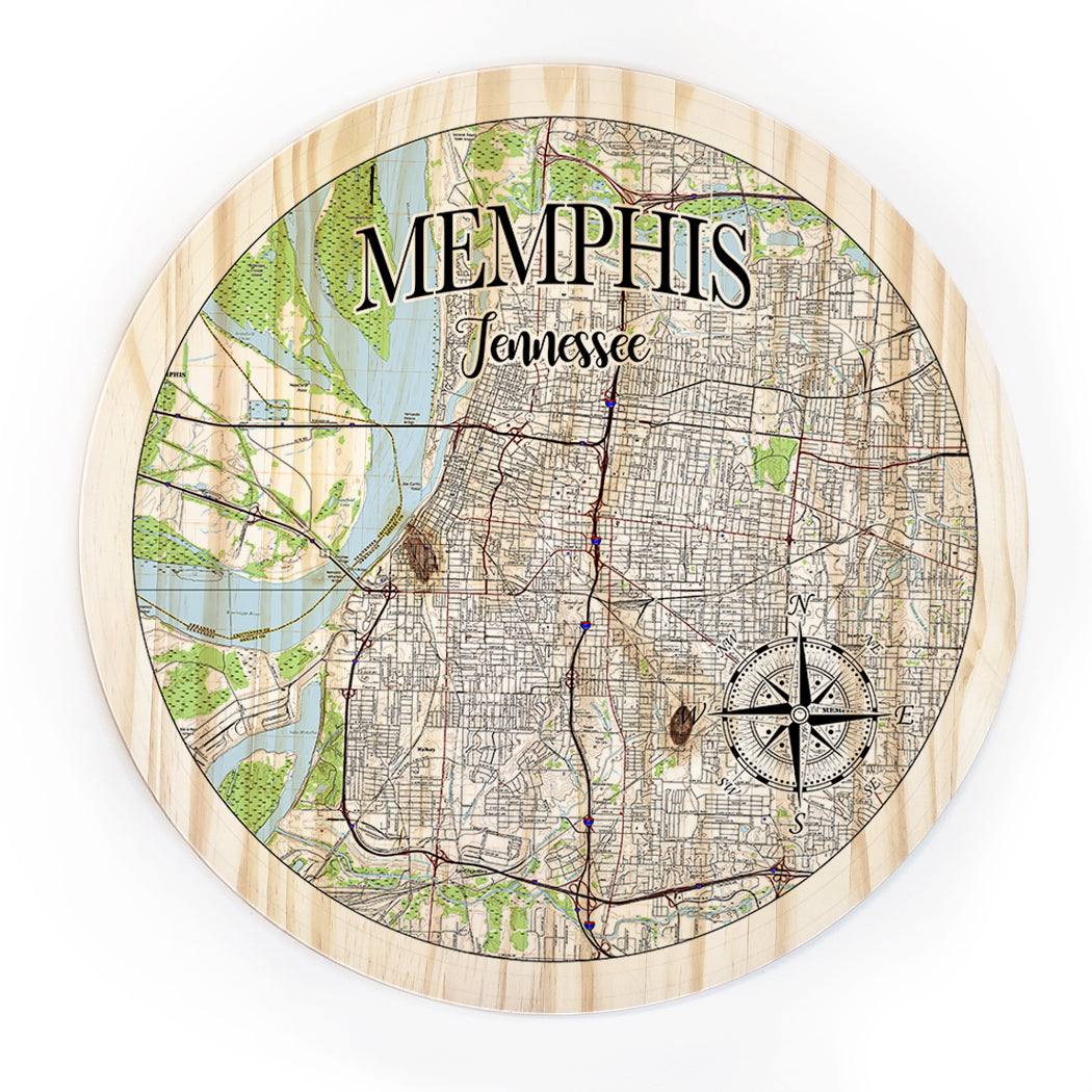 18" Memphis, TN Round Circle