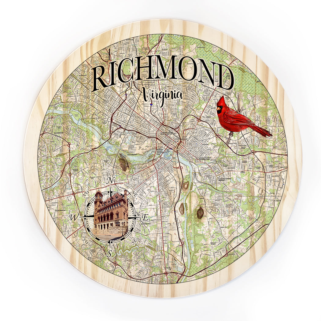 18"  Richmond, VA Round Circle