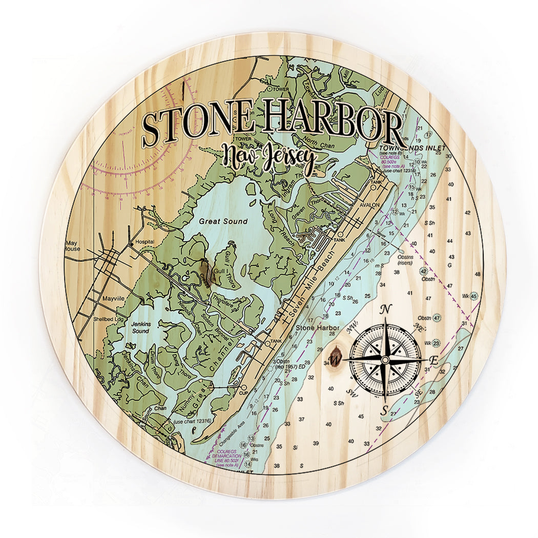 18" Stone Harbor, NJ Round Circle