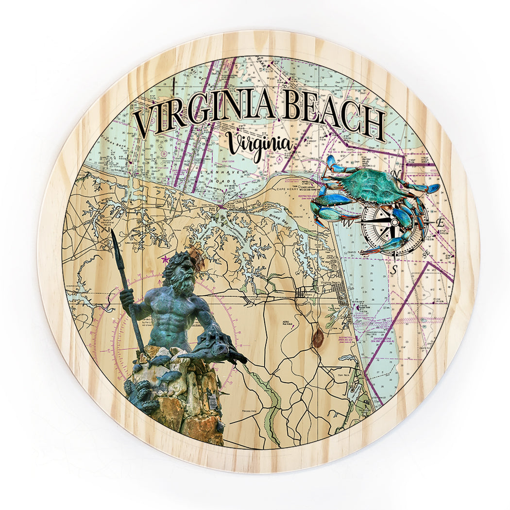 18" Virginia Beach, VA Round Circle