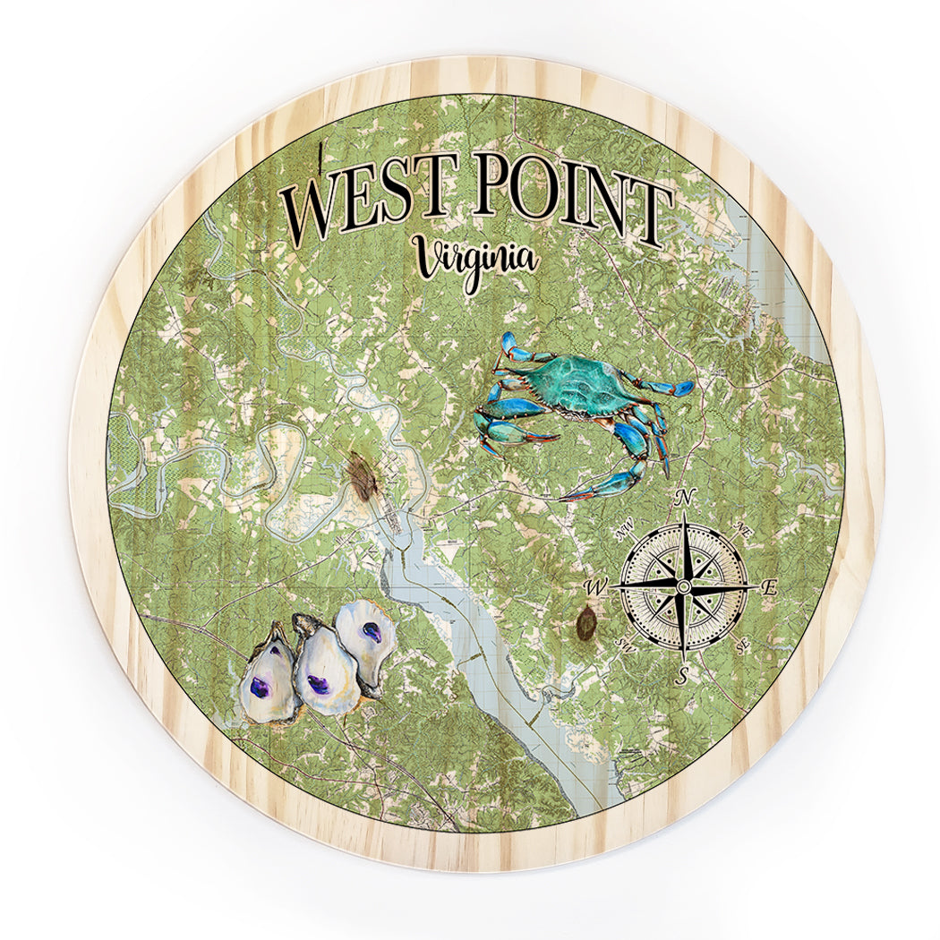18" West Point, VA Round Circle