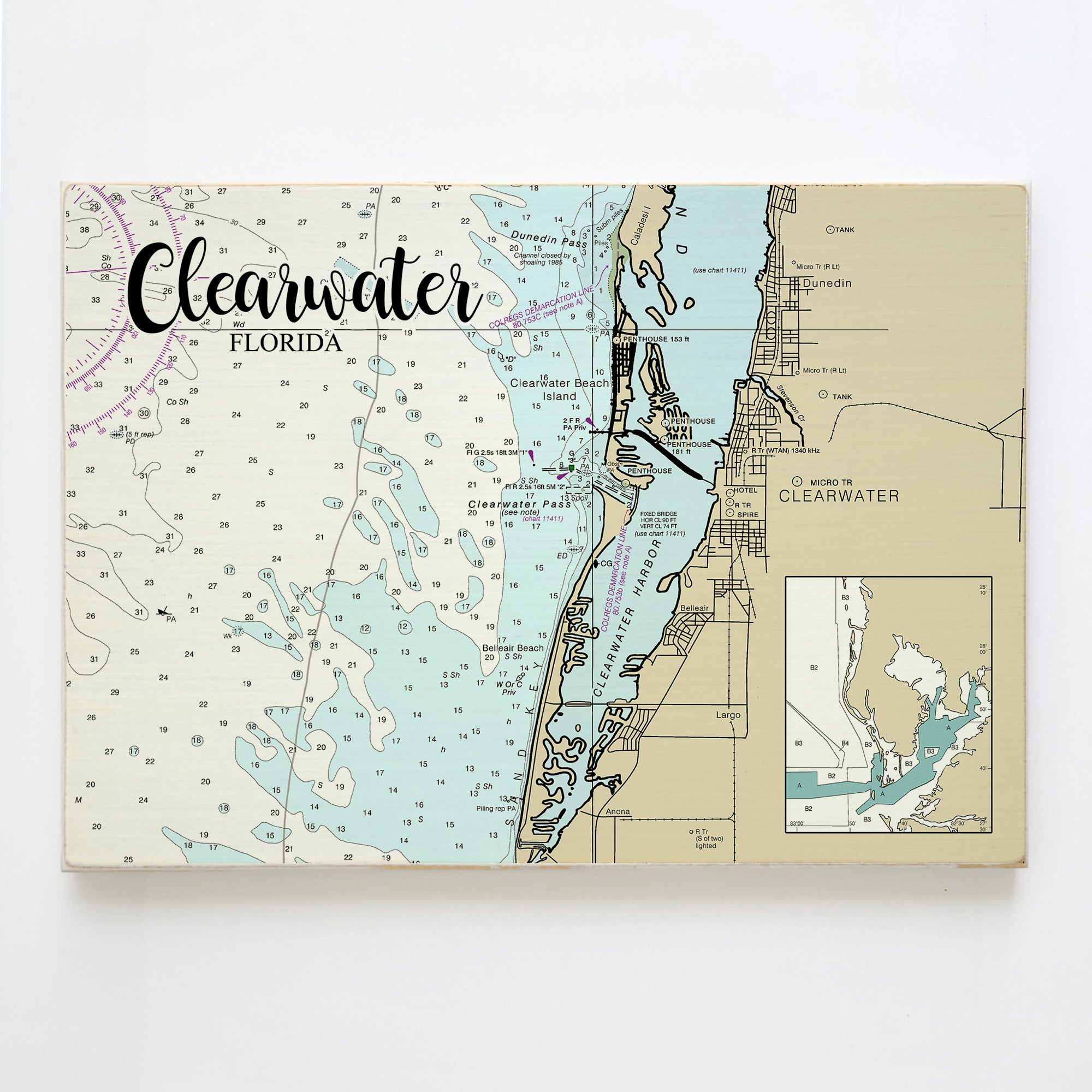 Clearwater, FL   Plank Map