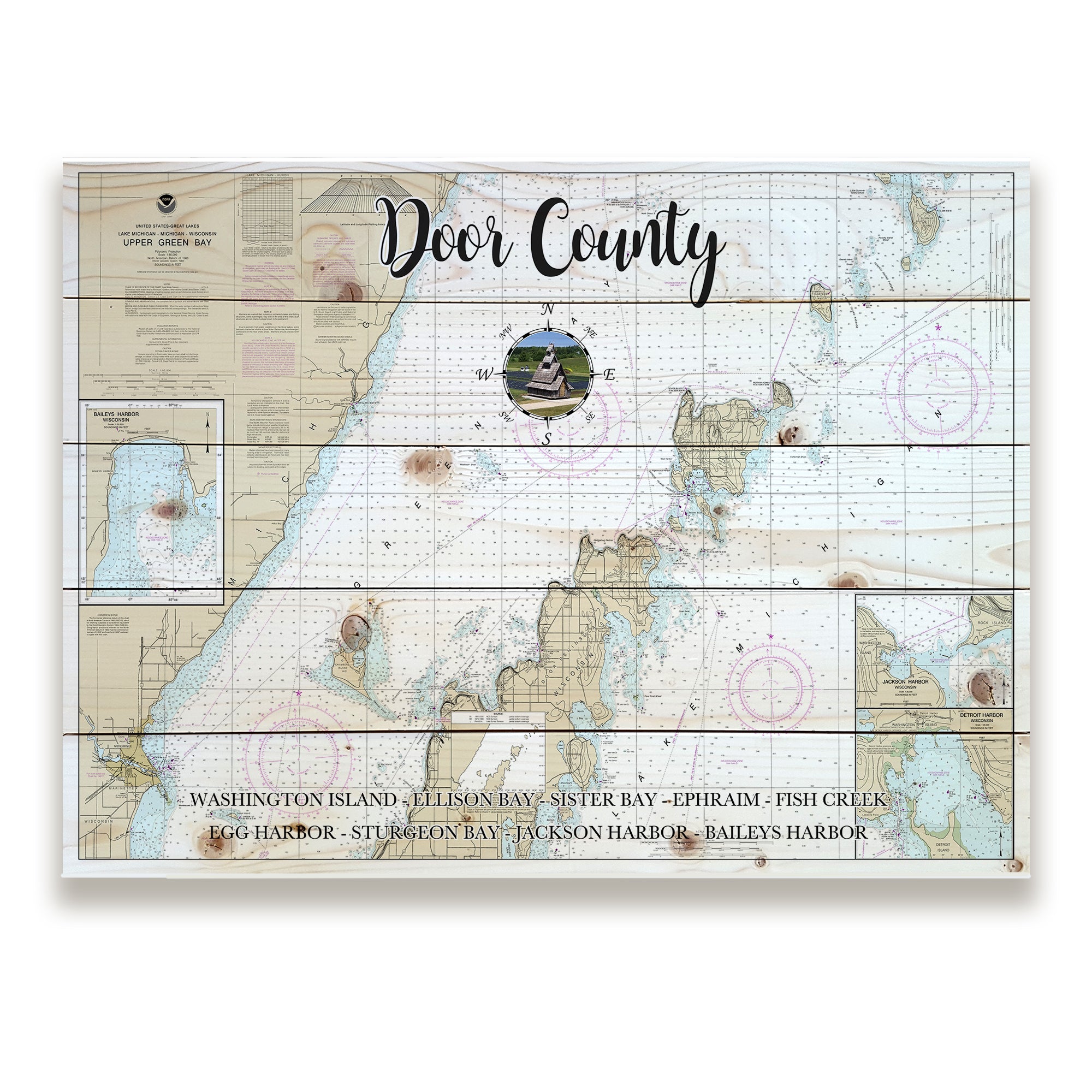 Door County, WI Pallet Map 2