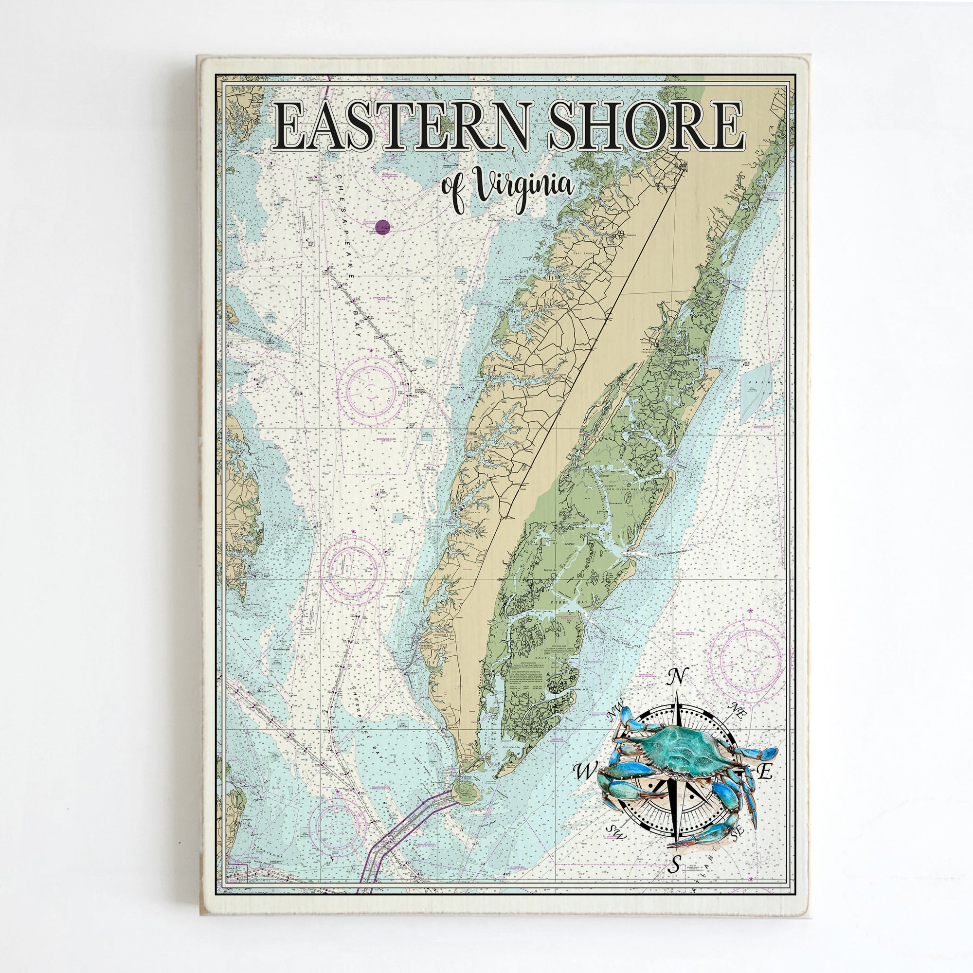 Eastern Shore, VA  Plank Map
