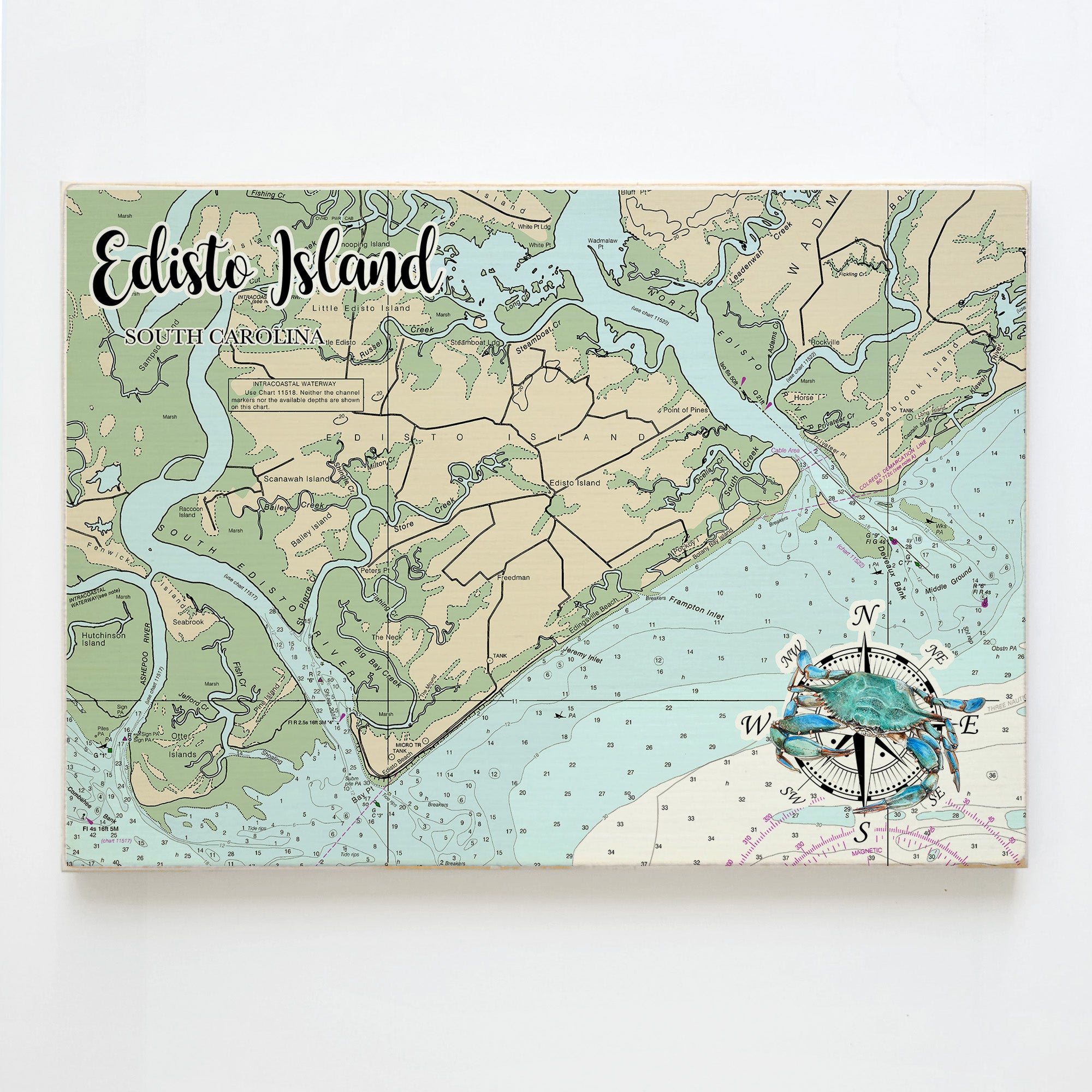 Edisto Island, SC  Plank Map