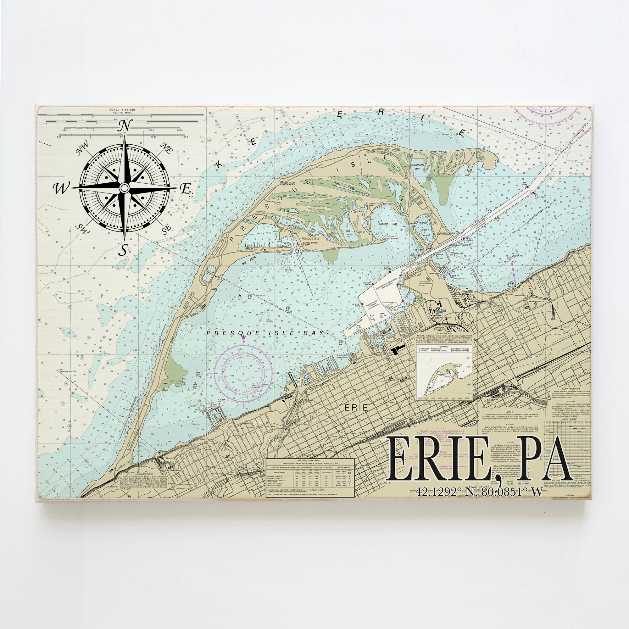 Erie , PA  Plank Map