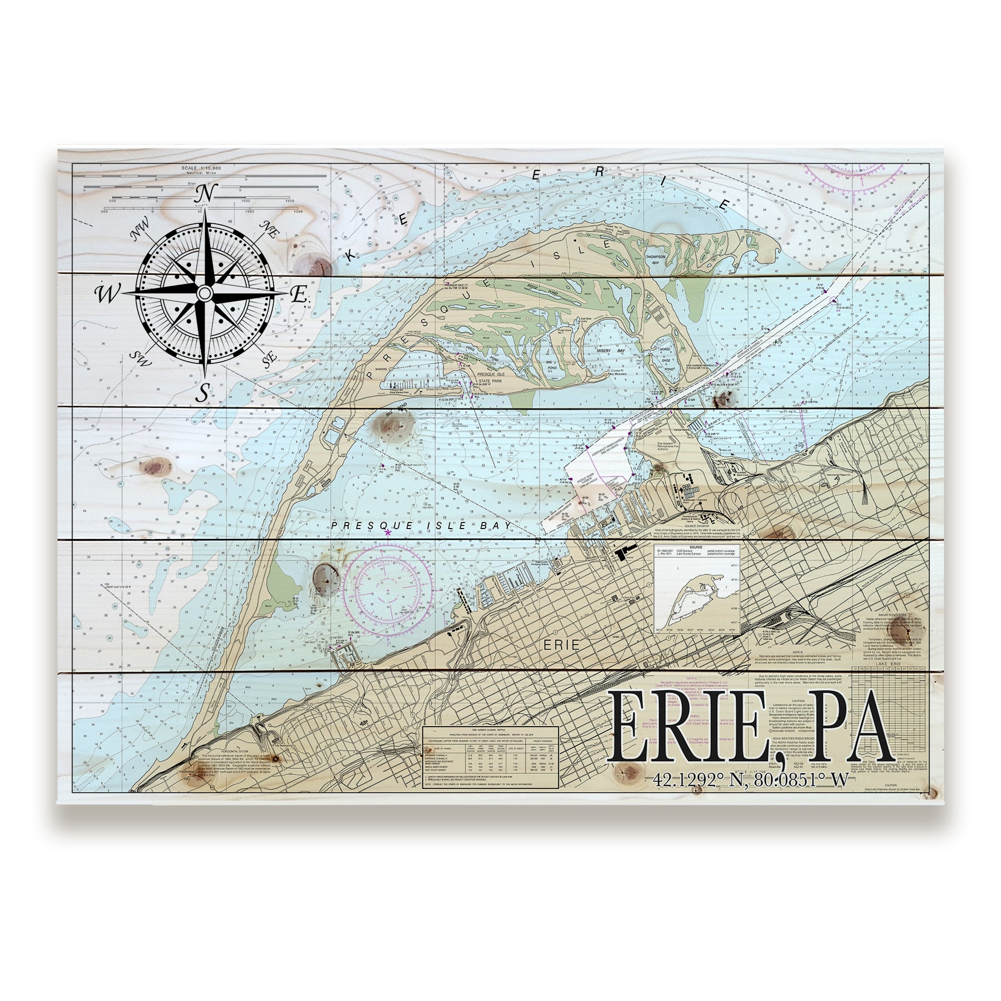 Erie, PA Pallet Map