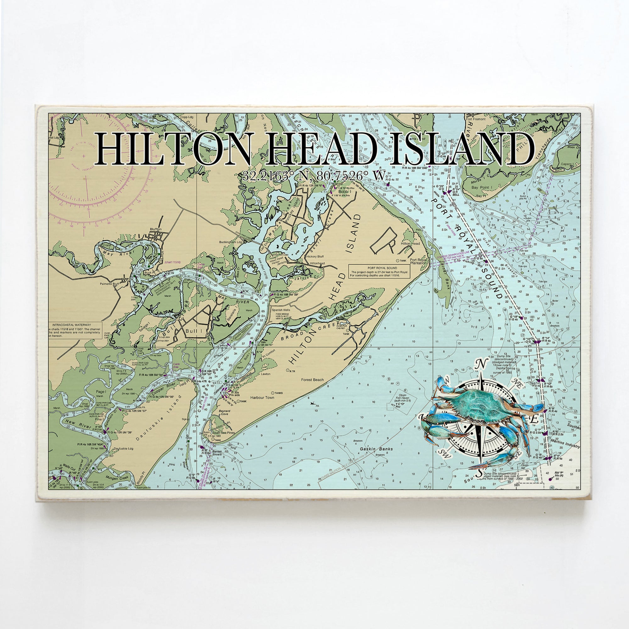 Hilton Head Island, SC  Plank Map
