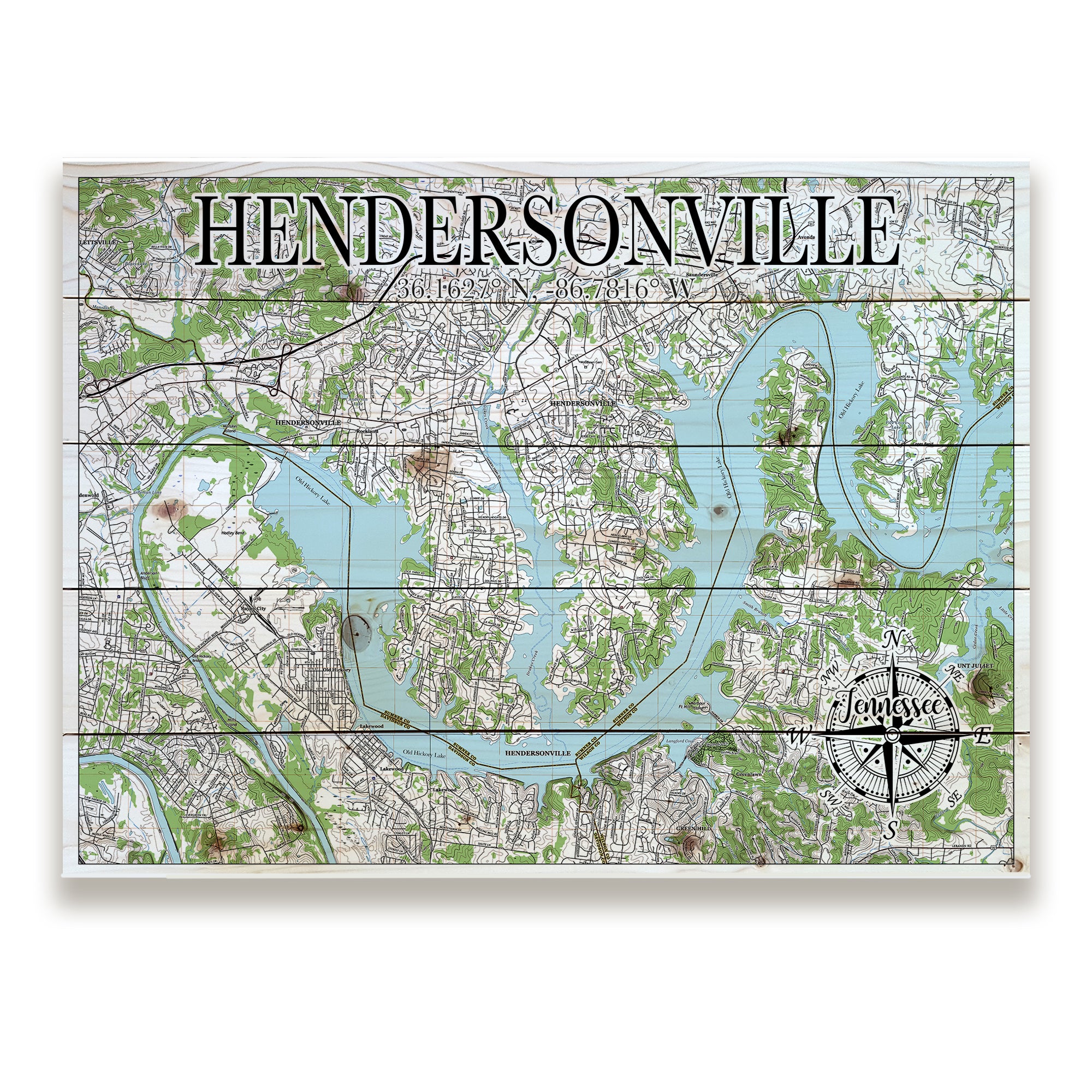 Hendersonville, TN Pallet Map
