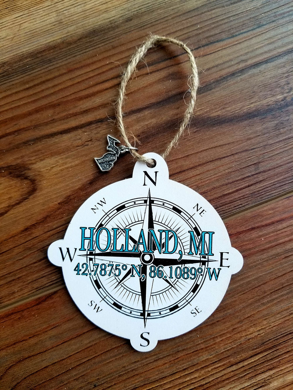 Holland, MI Compass Ornaments