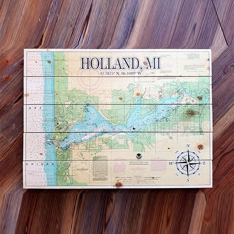 Holland, MI Pallet Map