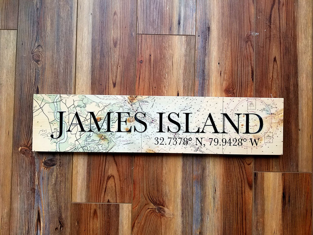 James Island, SC Coordinate Sign