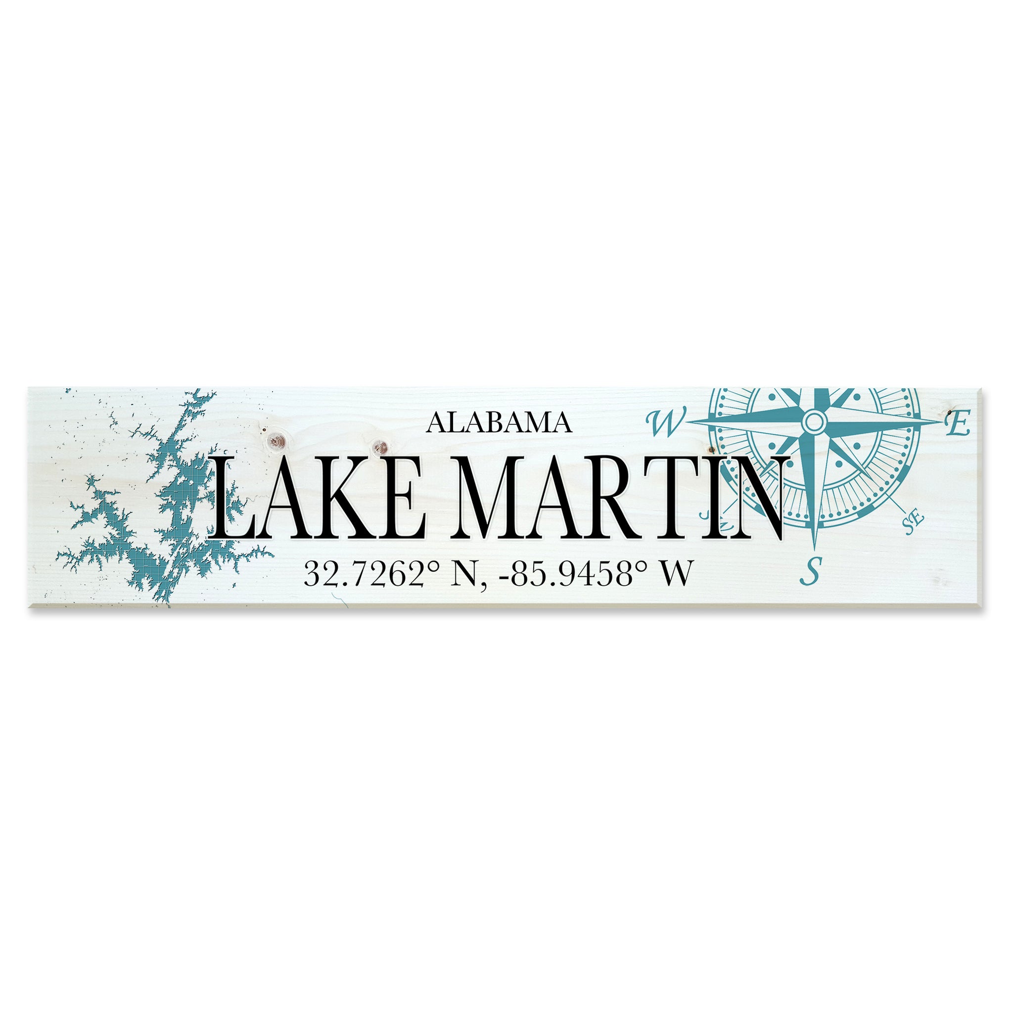 Lake Martin,  AL Coordinate Sign