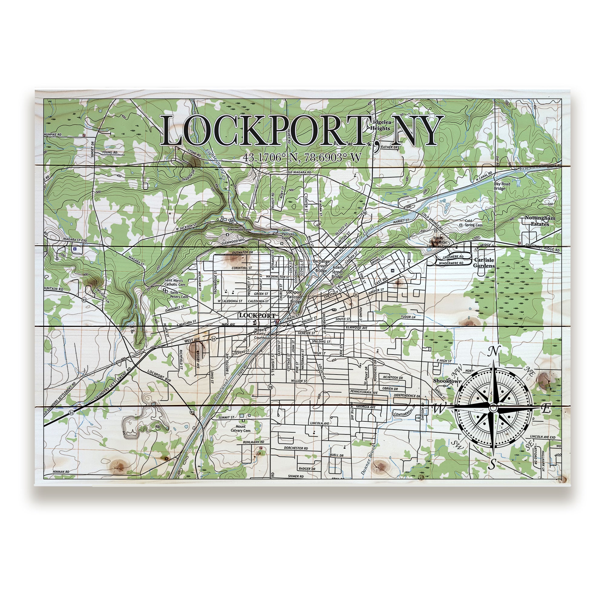 Lockport, NY Pallet Map