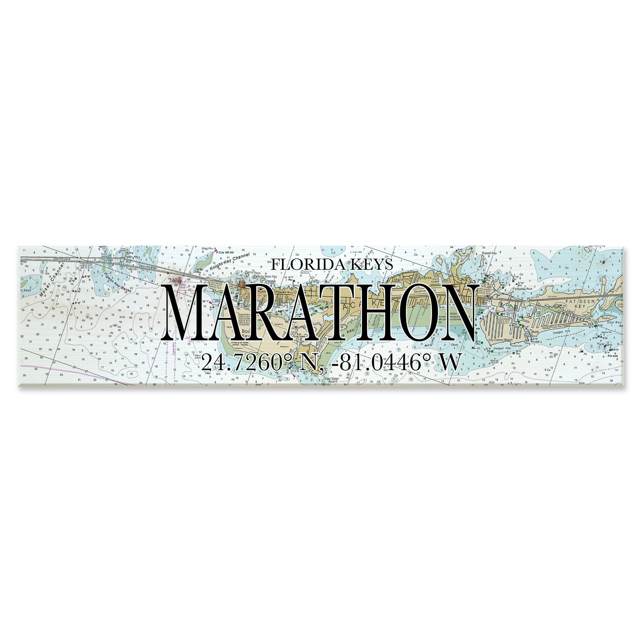 Marathon, FL Coordinate Sign