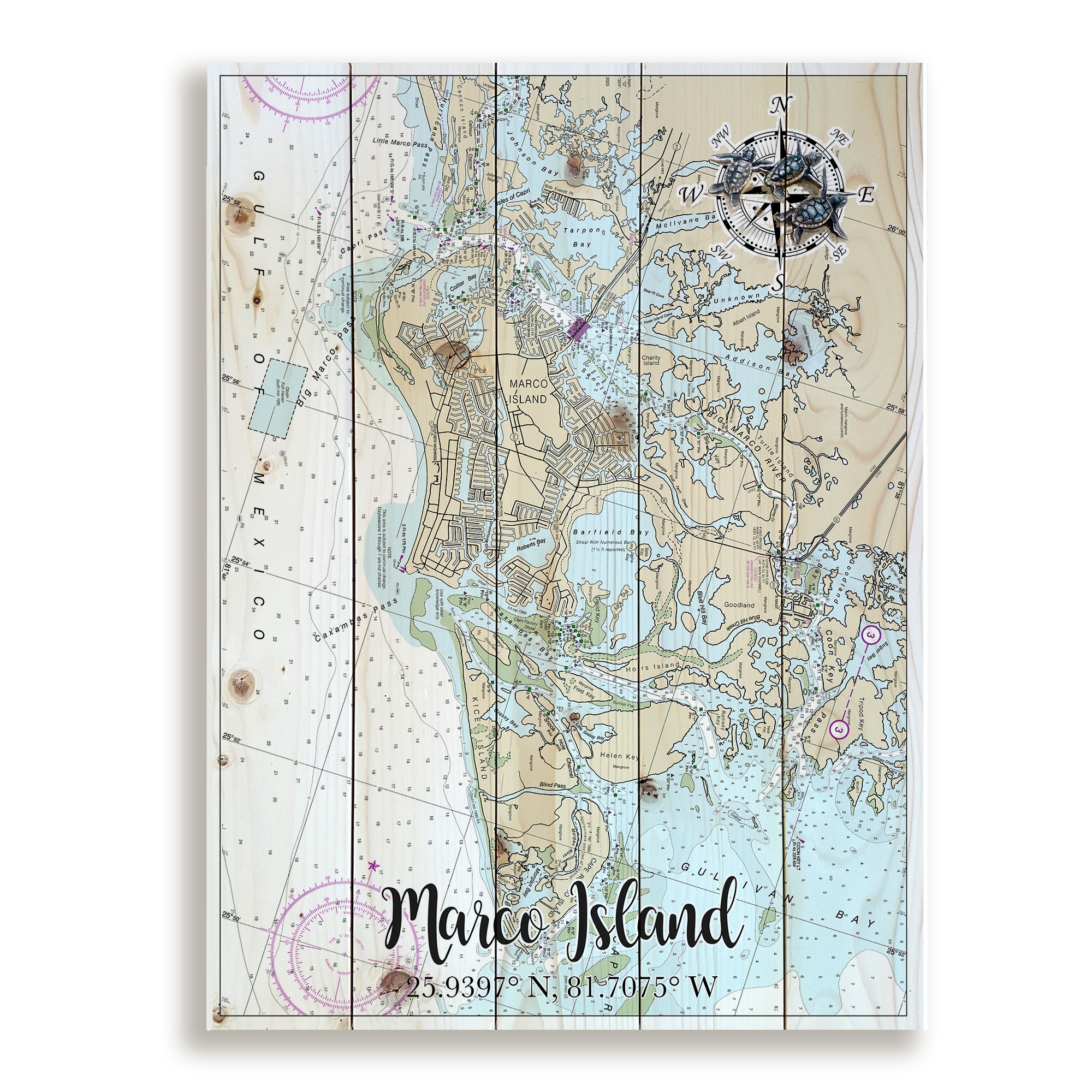 Marco Island, FL  Pallet Map